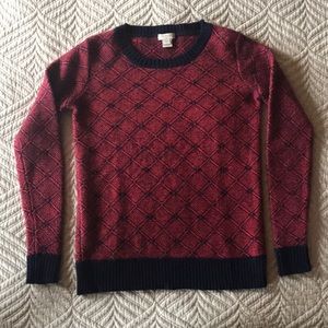 J Crew merino wool blend sweater.